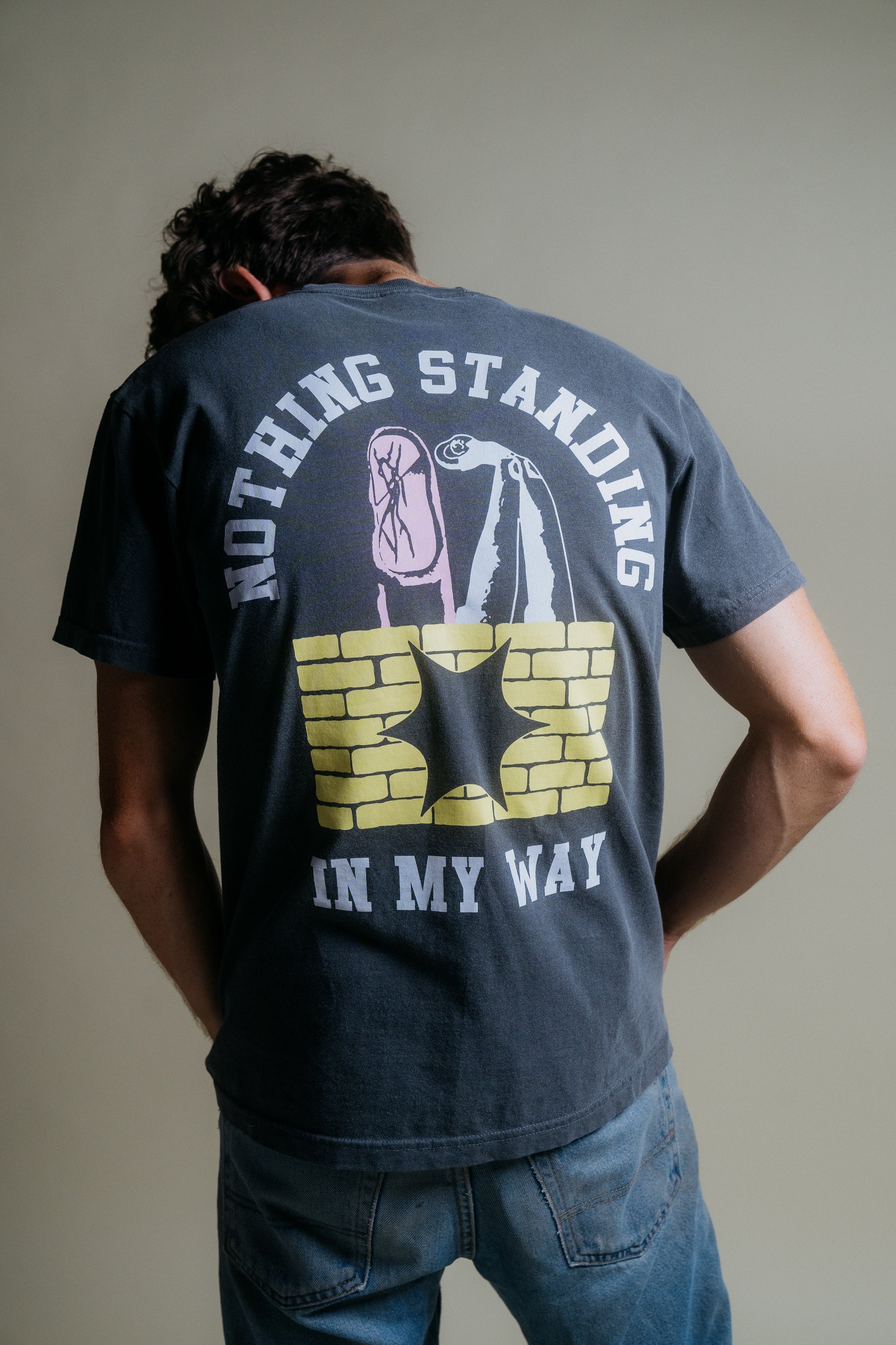 t*送様 Main story long tee brick 2Y main story / Long Tee - Brick (2y-10y) | calme