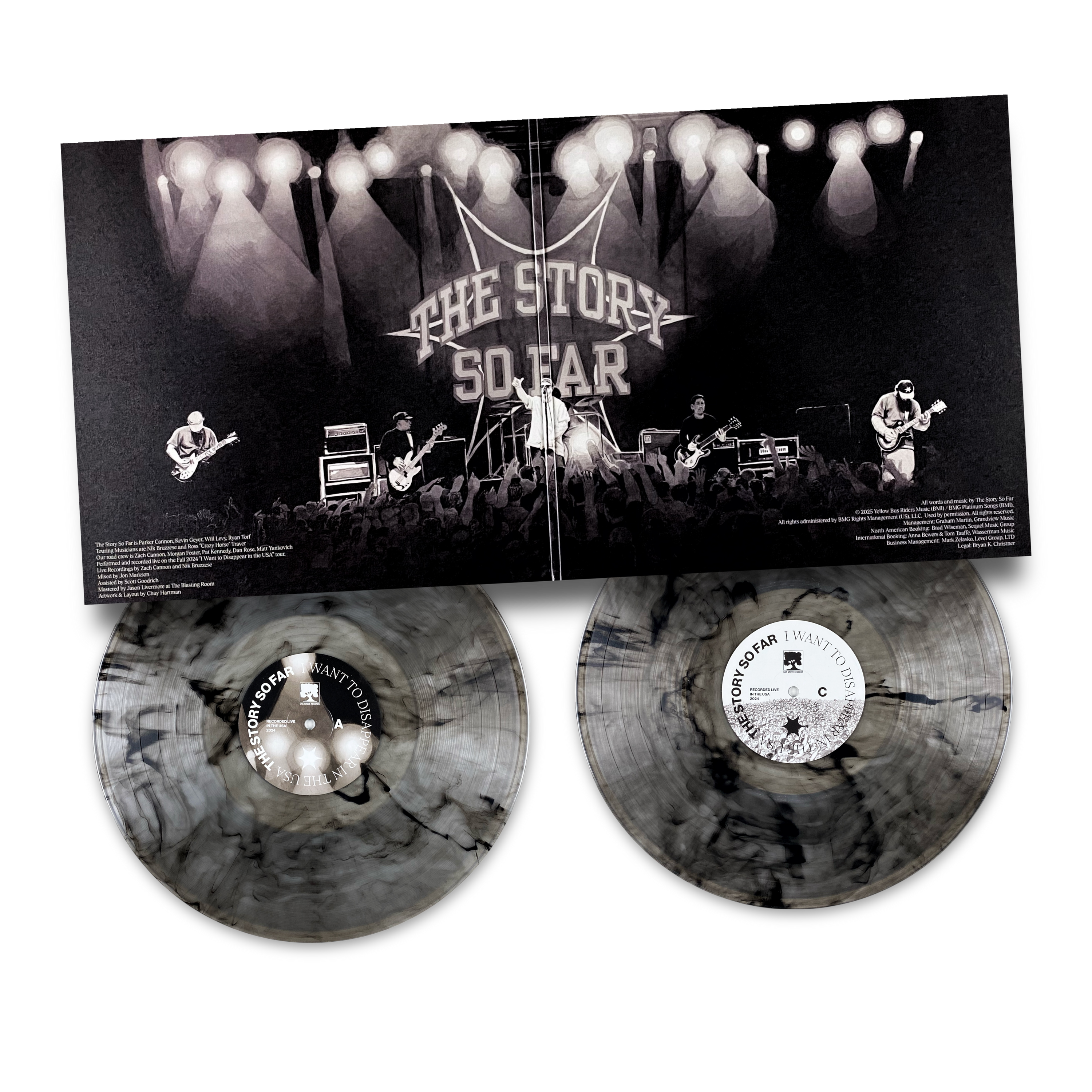 I Want to Disappear in the USA: 2XLP - Clear Smoke